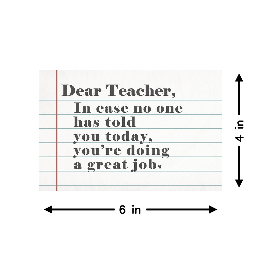 Dear Teacher Great