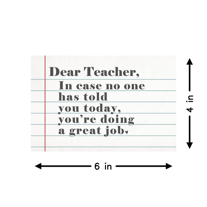 Dear Teacher Great
