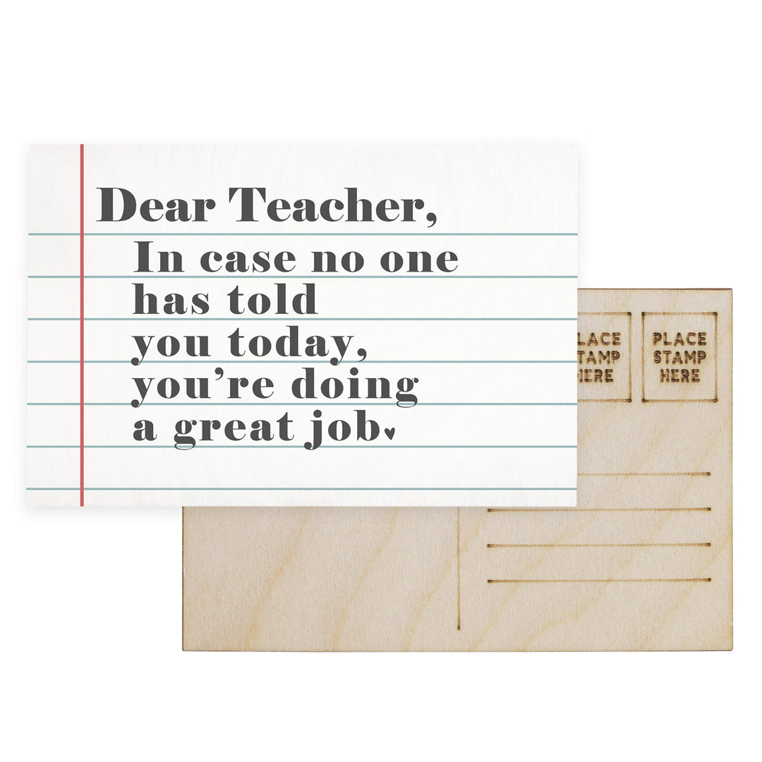 Dear Teacher Great