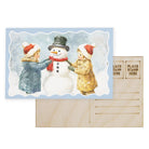 Building Snowman Scene