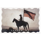 Cowboy American Flag LOC