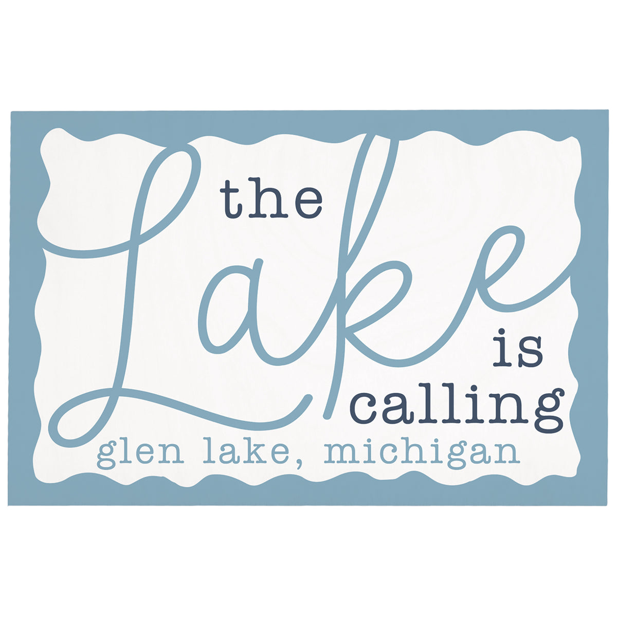 Lake Is Calling Blue PER LOC