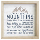 Learn From Mountains