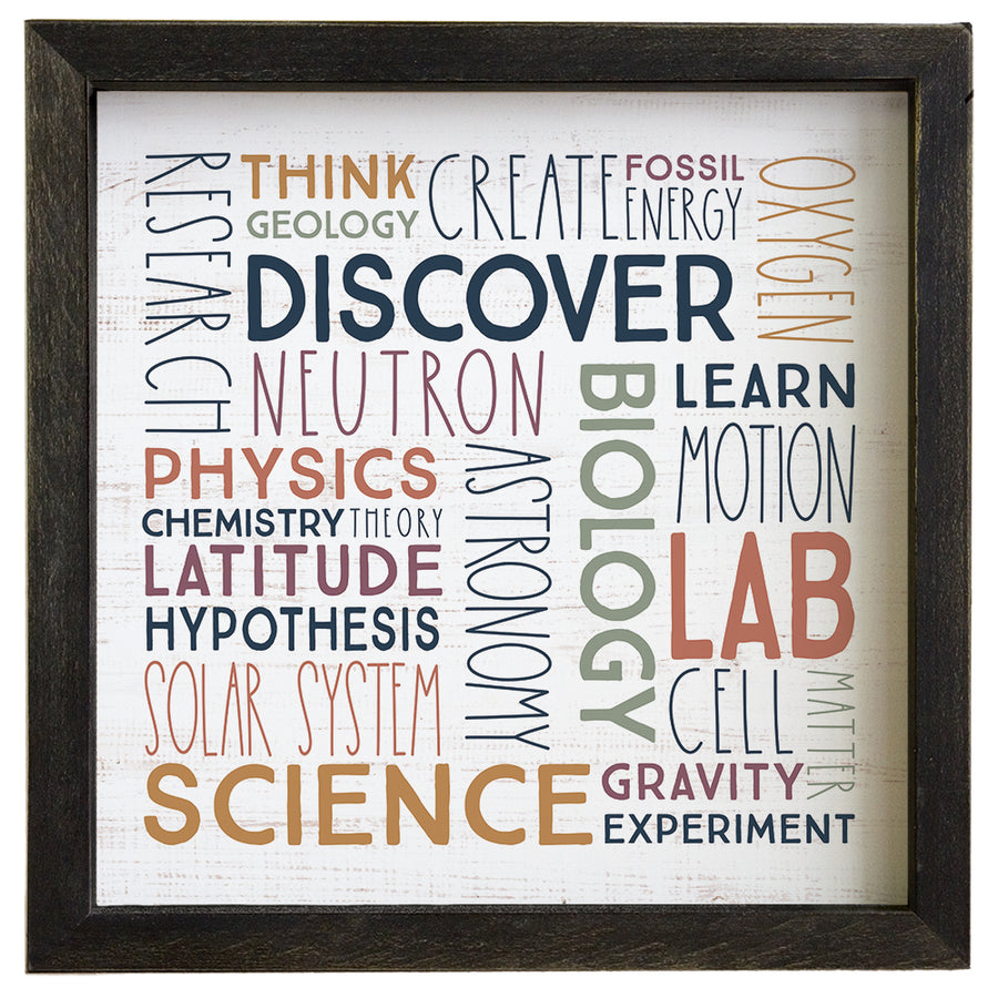 Science Word Collage