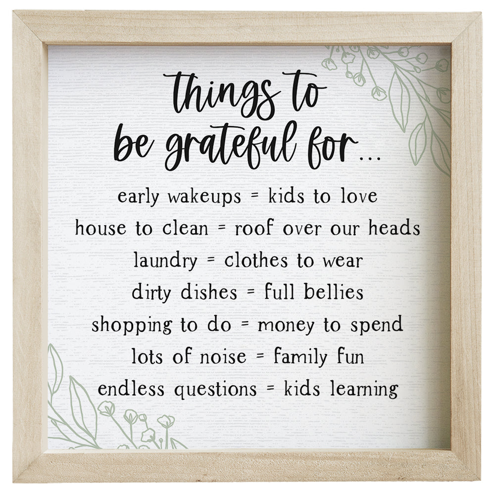 Things To Grateful