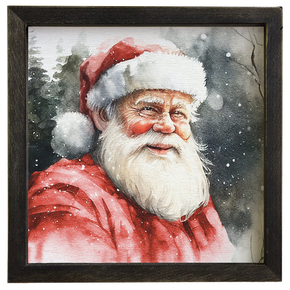 Watercolor Santa