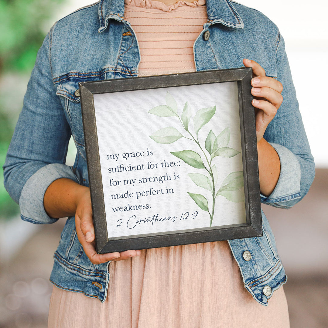 Grace Is Sufficient Leaf