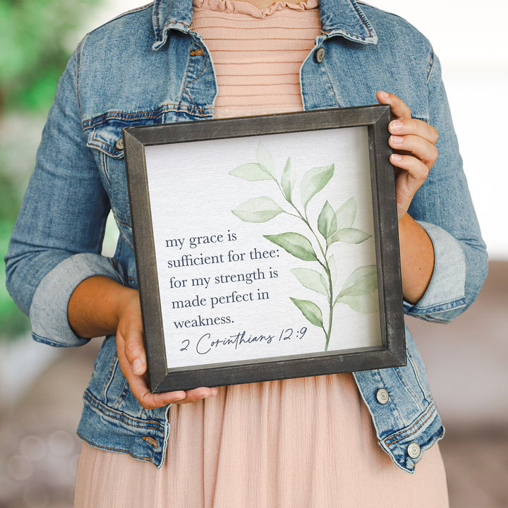 Grace Is Sufficient Leaf