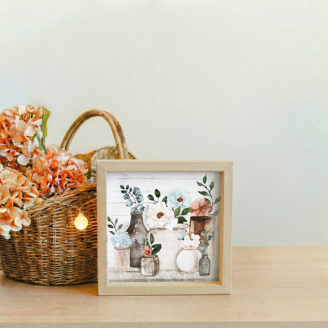 Floral Pot Table