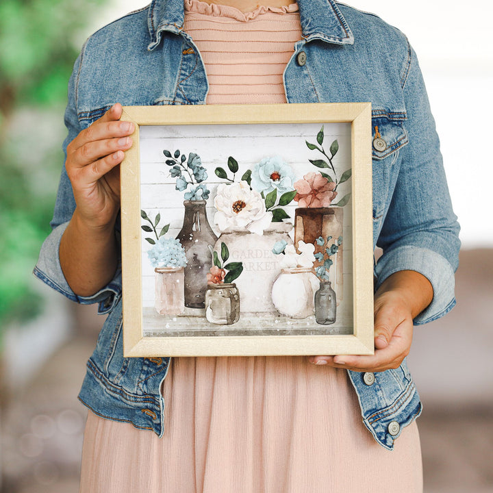 Floral Pot Table