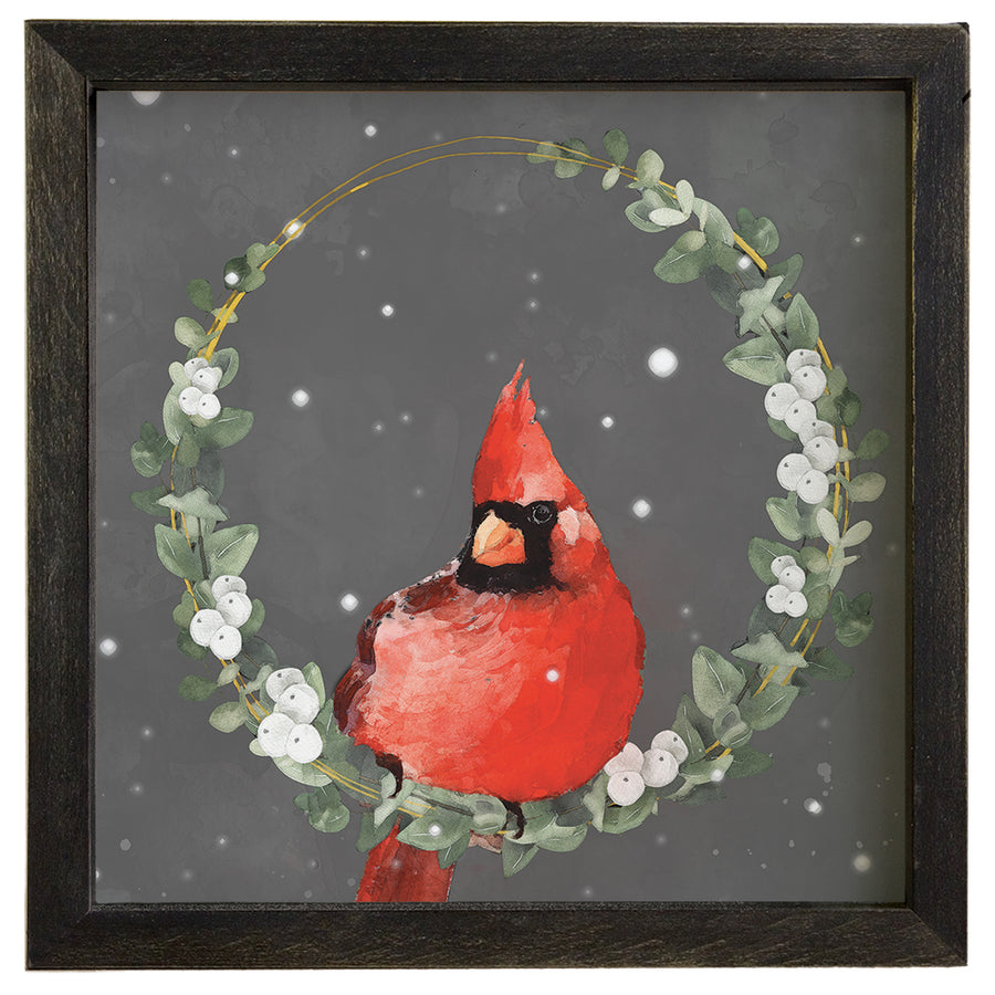 Cardinal Wreath