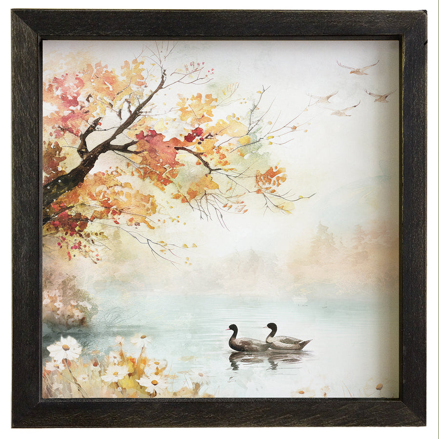 Woodland Duck Scene