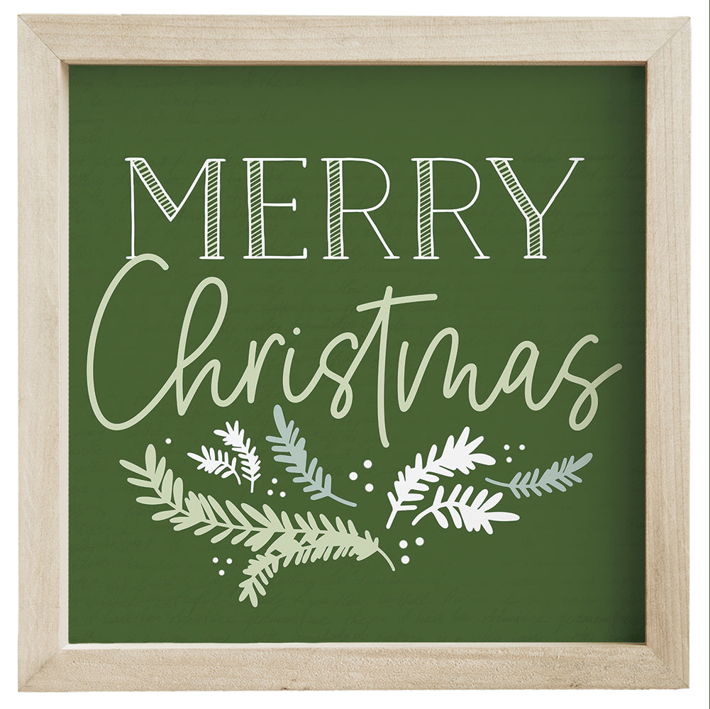 Merry Christmas Green
