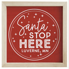 Santa Stop Here Red LOC