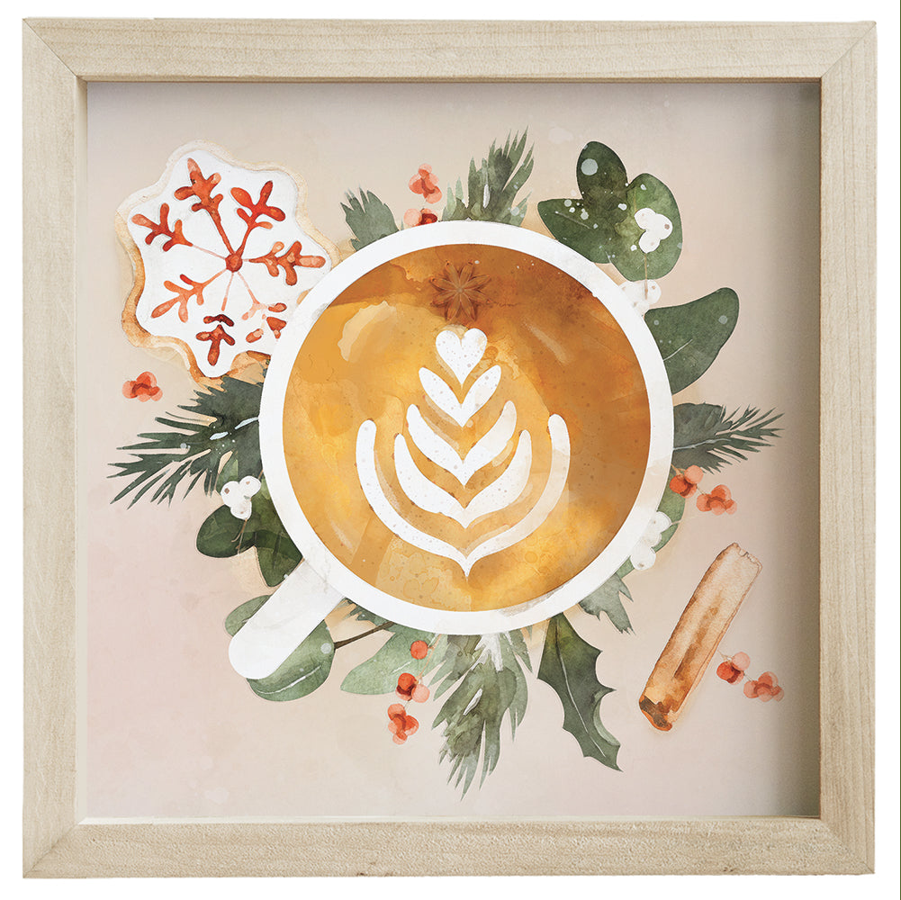 Christmas Coffee Art