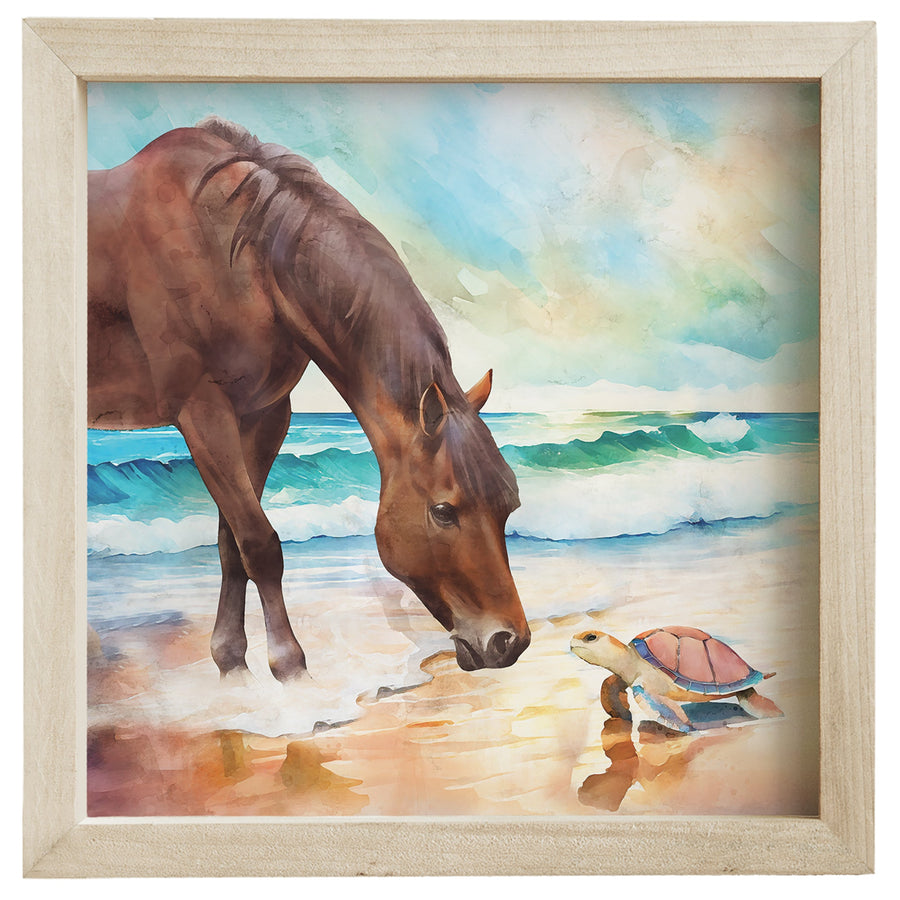 Beach Horse Turtle