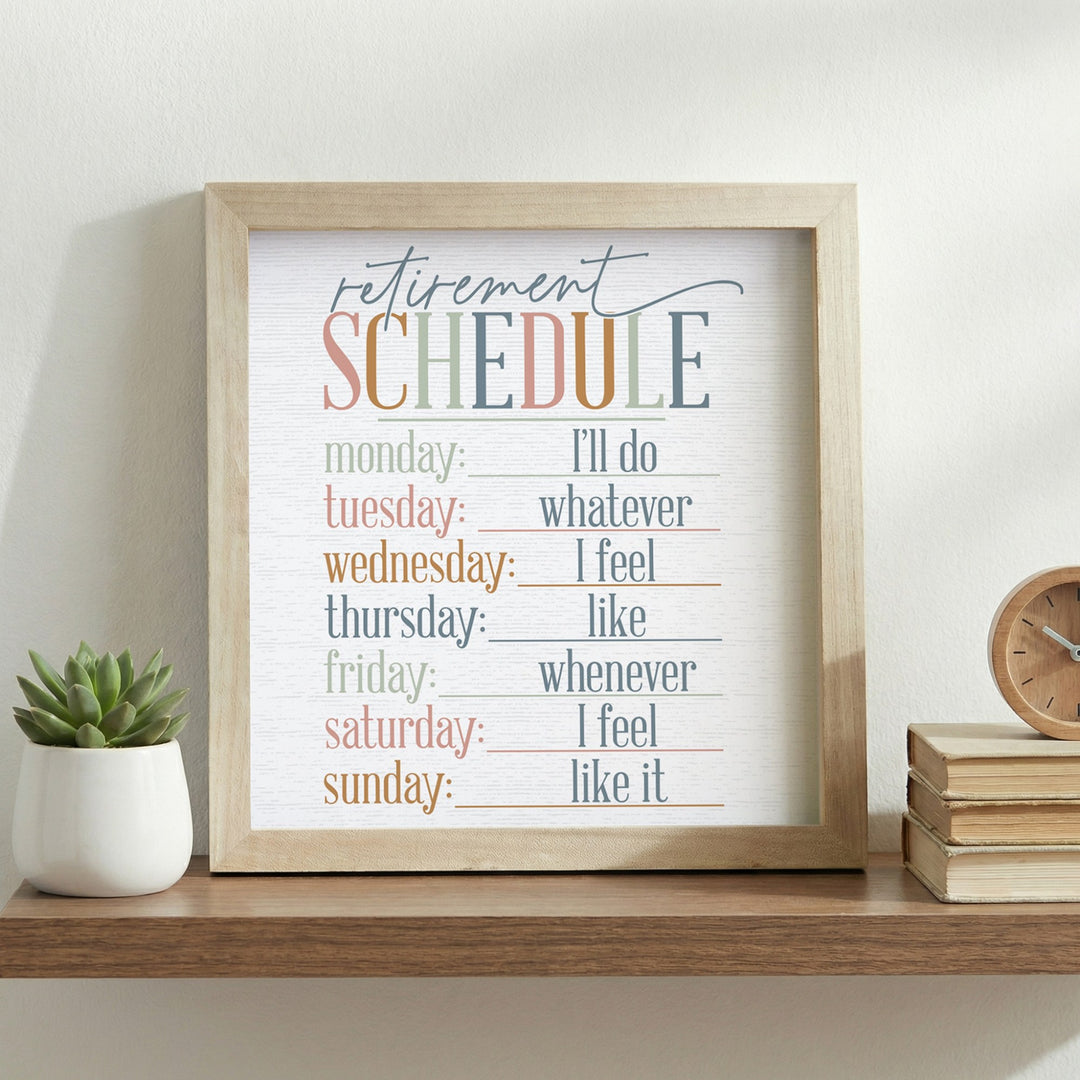 Retirement Schedule