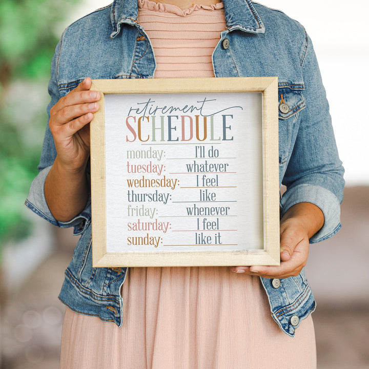 Retirement Schedule