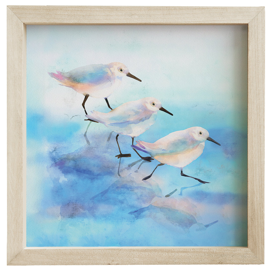 Blue Sandpipers Art