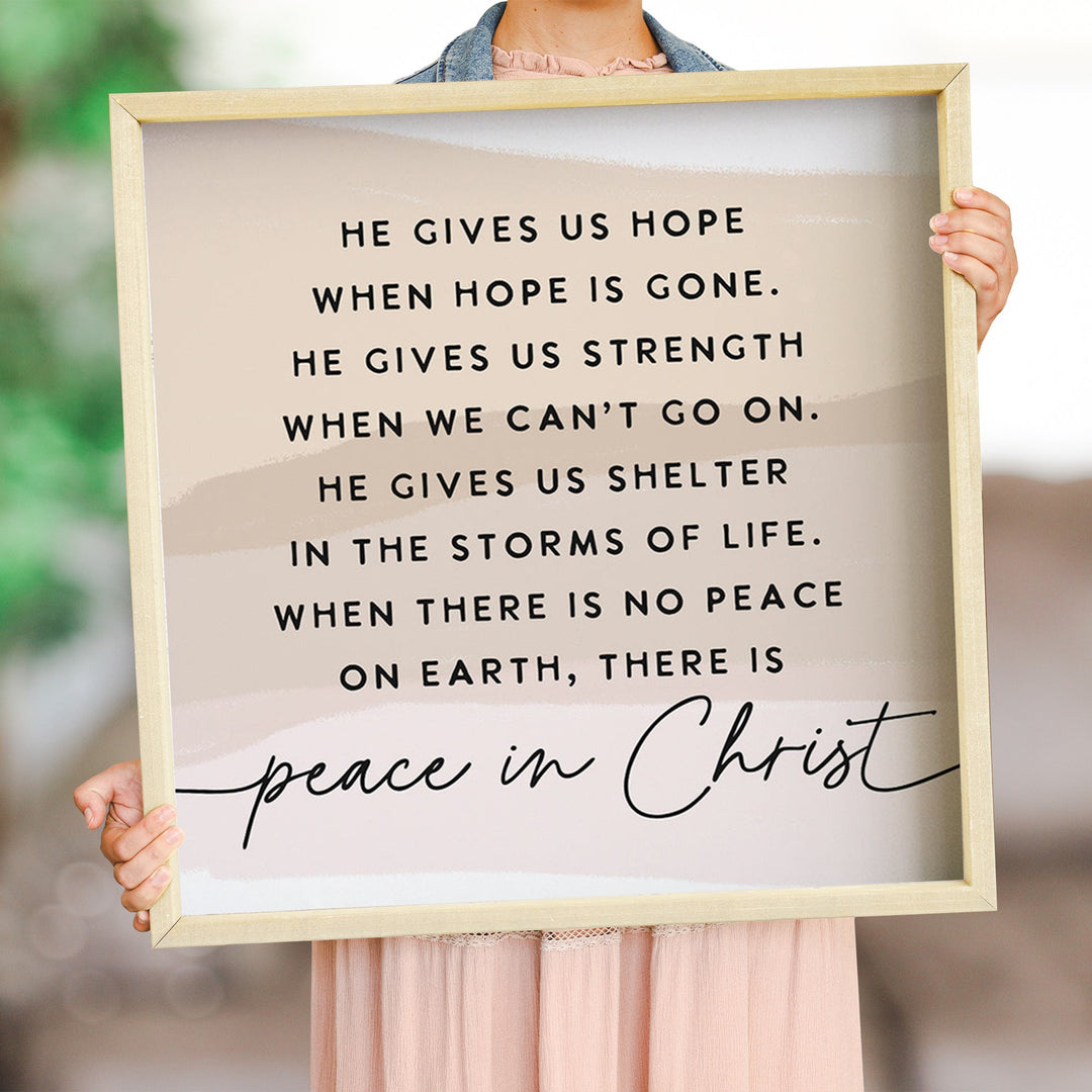 Peace In Christ
