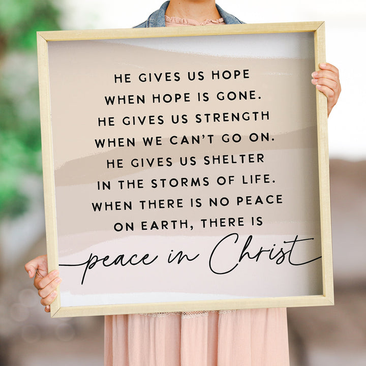 Peace In Christ