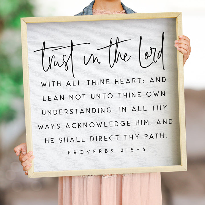 Trust In The Lord