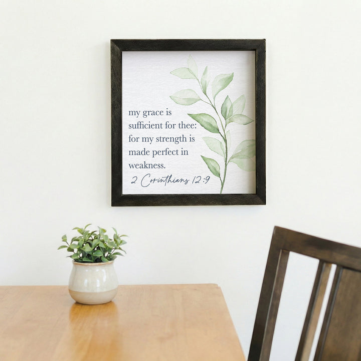 Grace Is Sufficient Leaf
