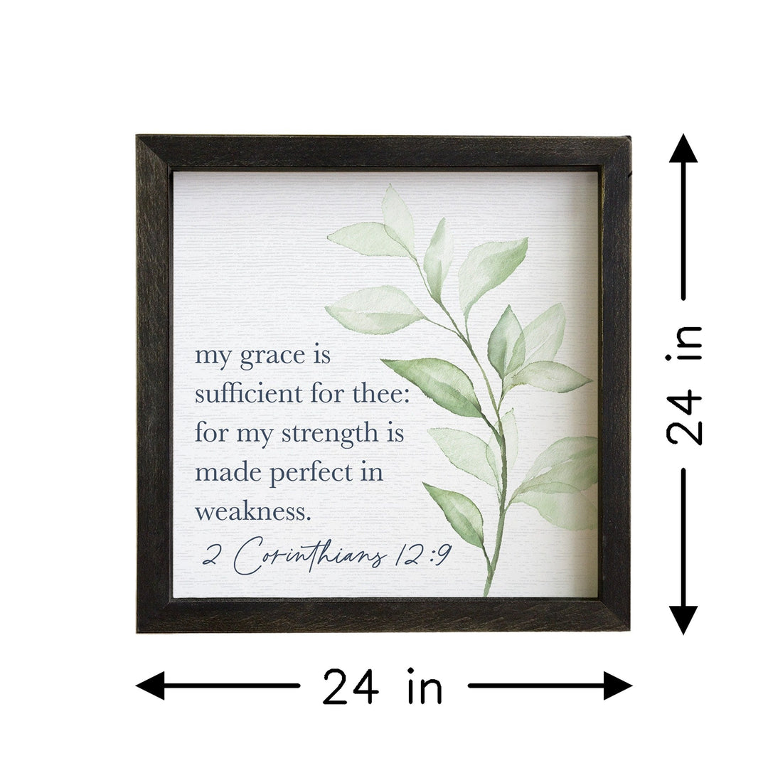 Grace Is Sufficient Leaf