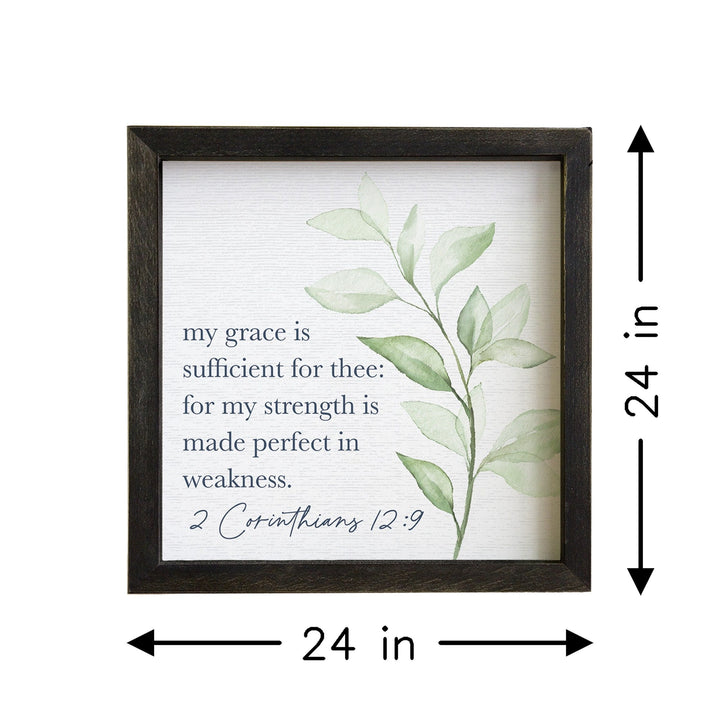 Grace Is Sufficient Leaf