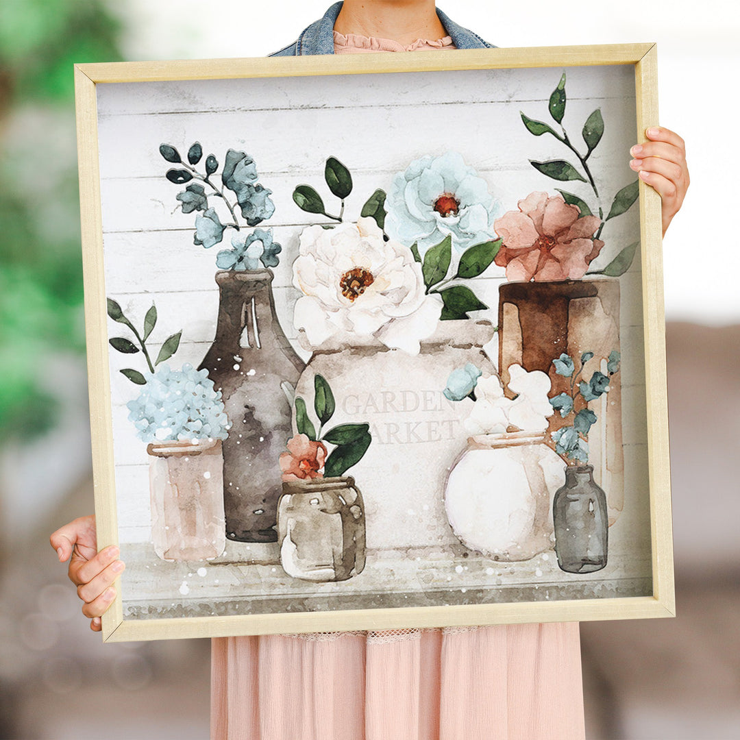 Floral Pot Table