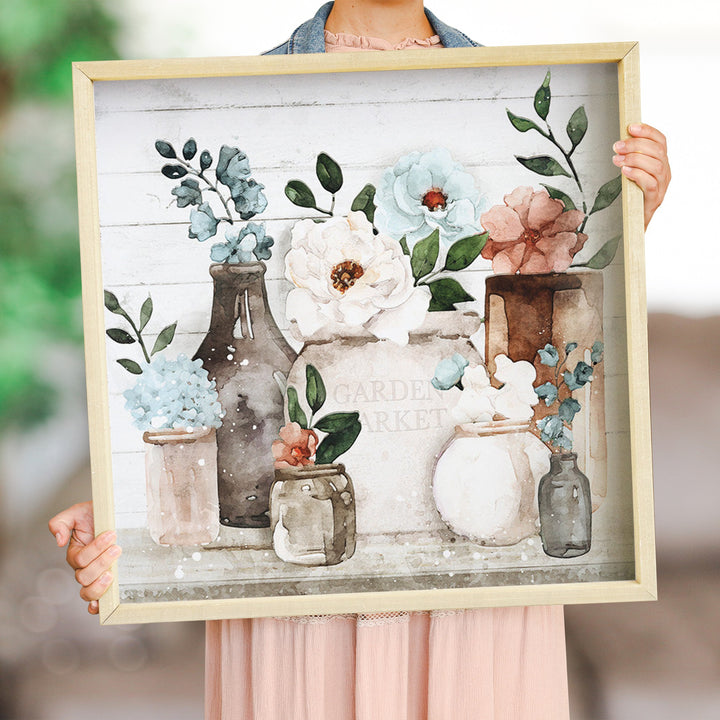Floral Pot Table
