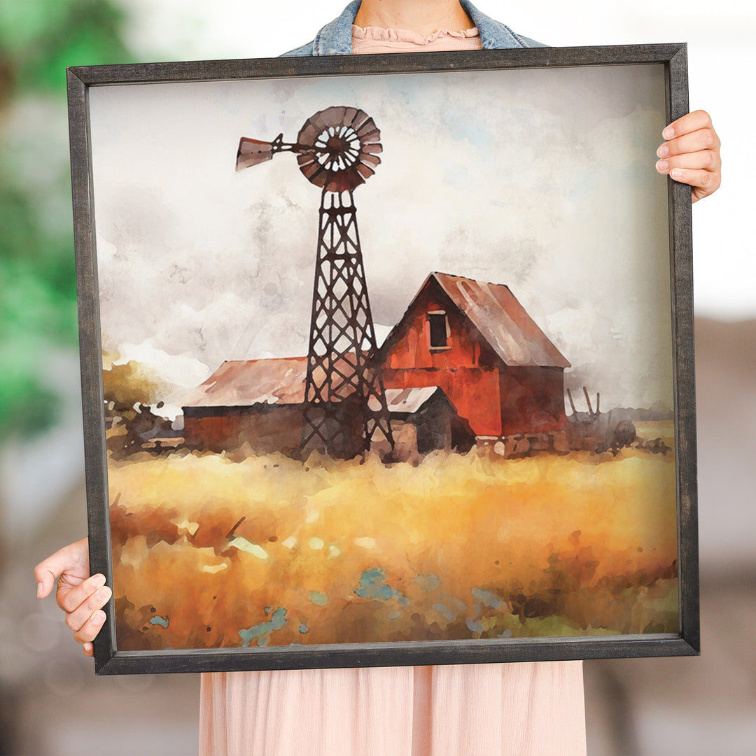 Farm Scene Art