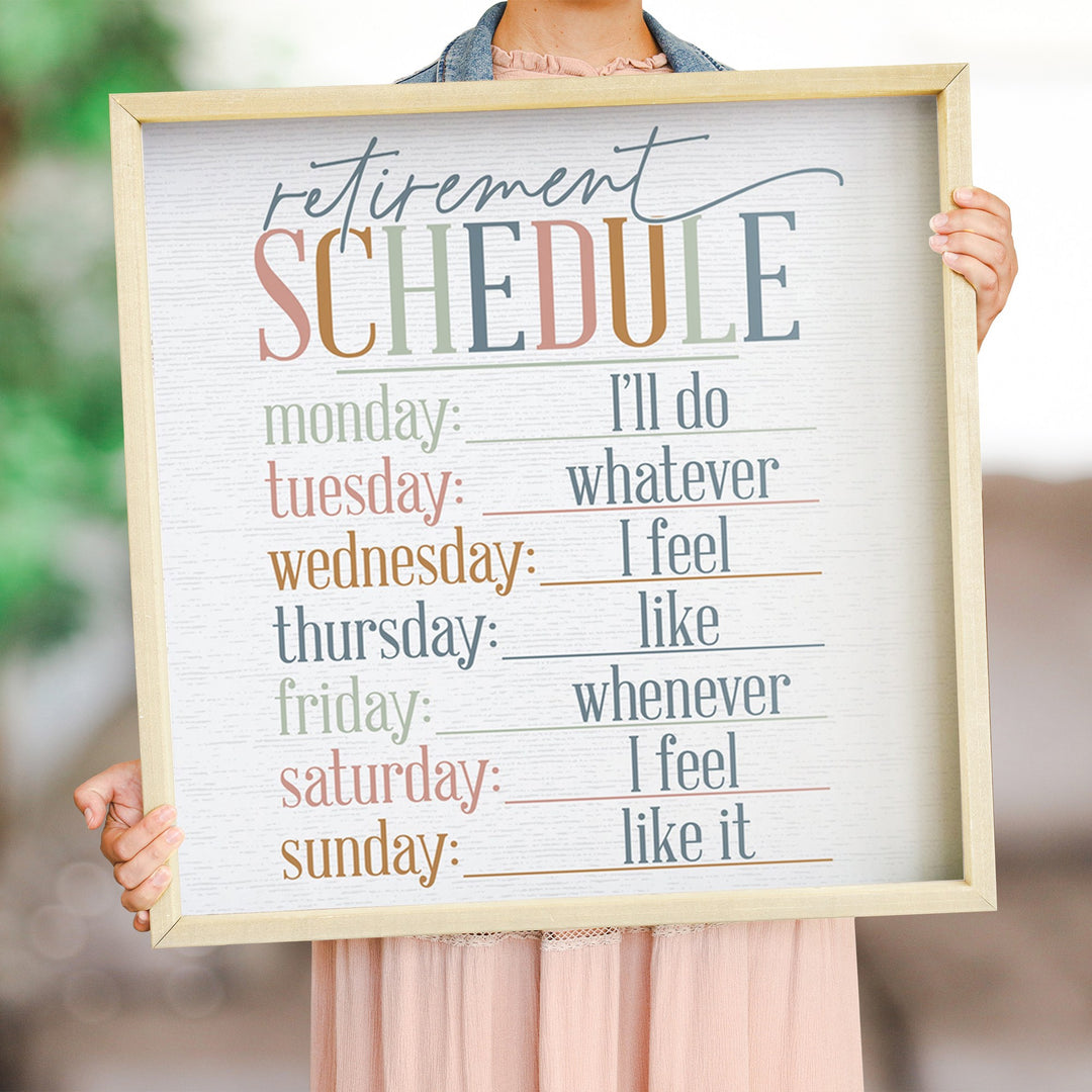 Retirement Schedule