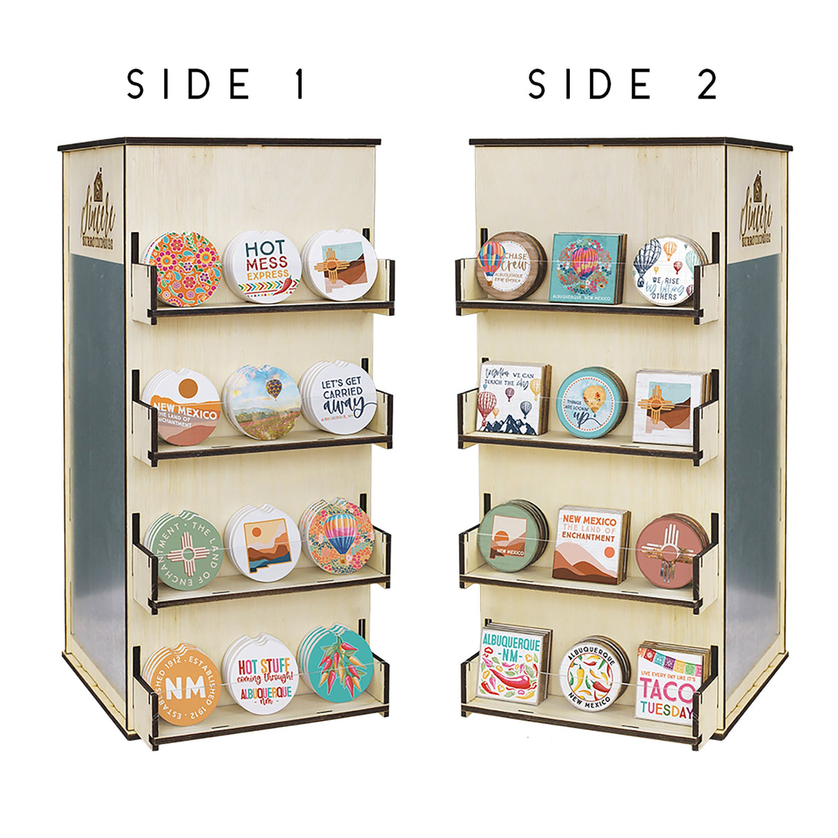 Hot Air Balloons Rotating Countertop Display 2025 LOC