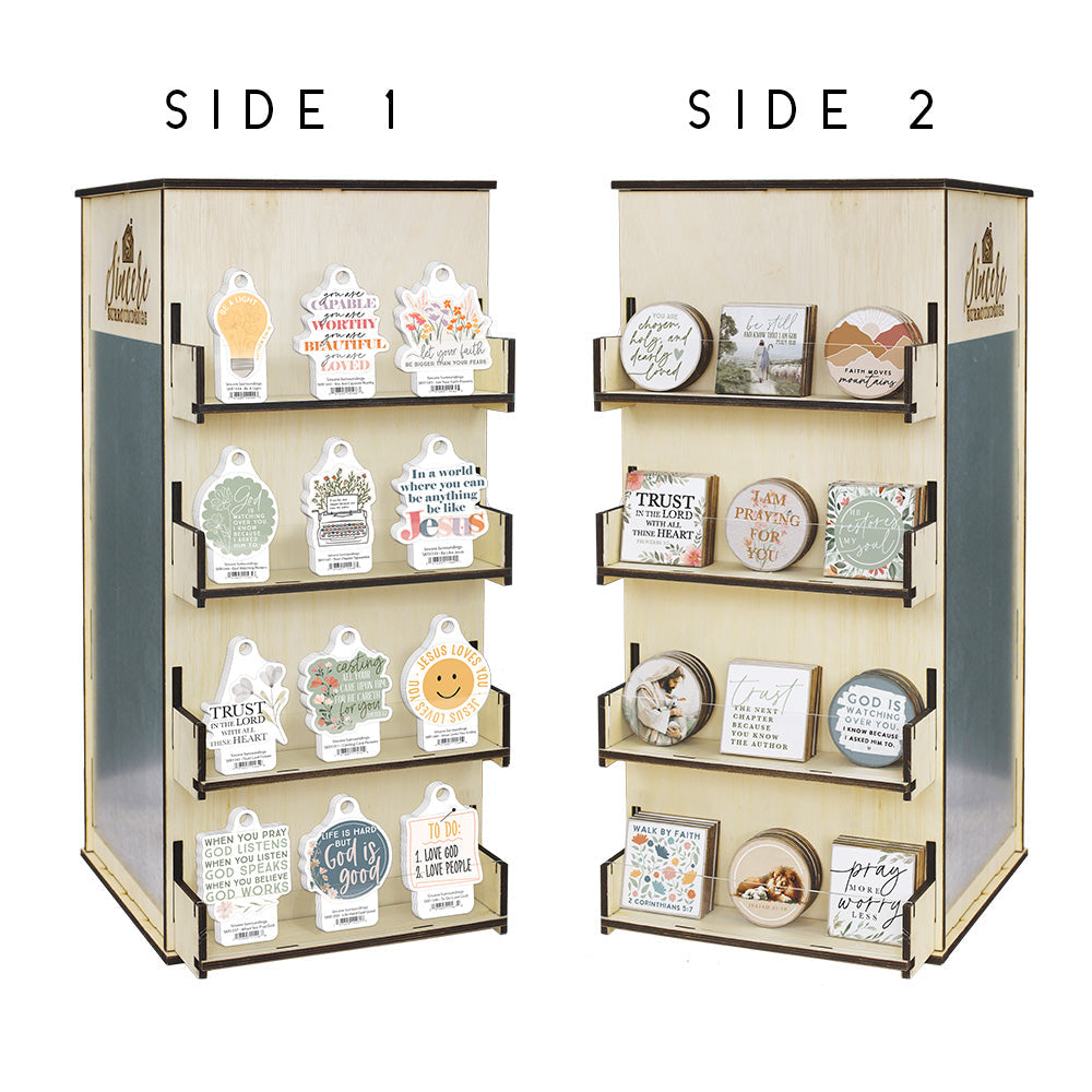 Faith Rotating Sticker + Magnet Display Bundle 2026