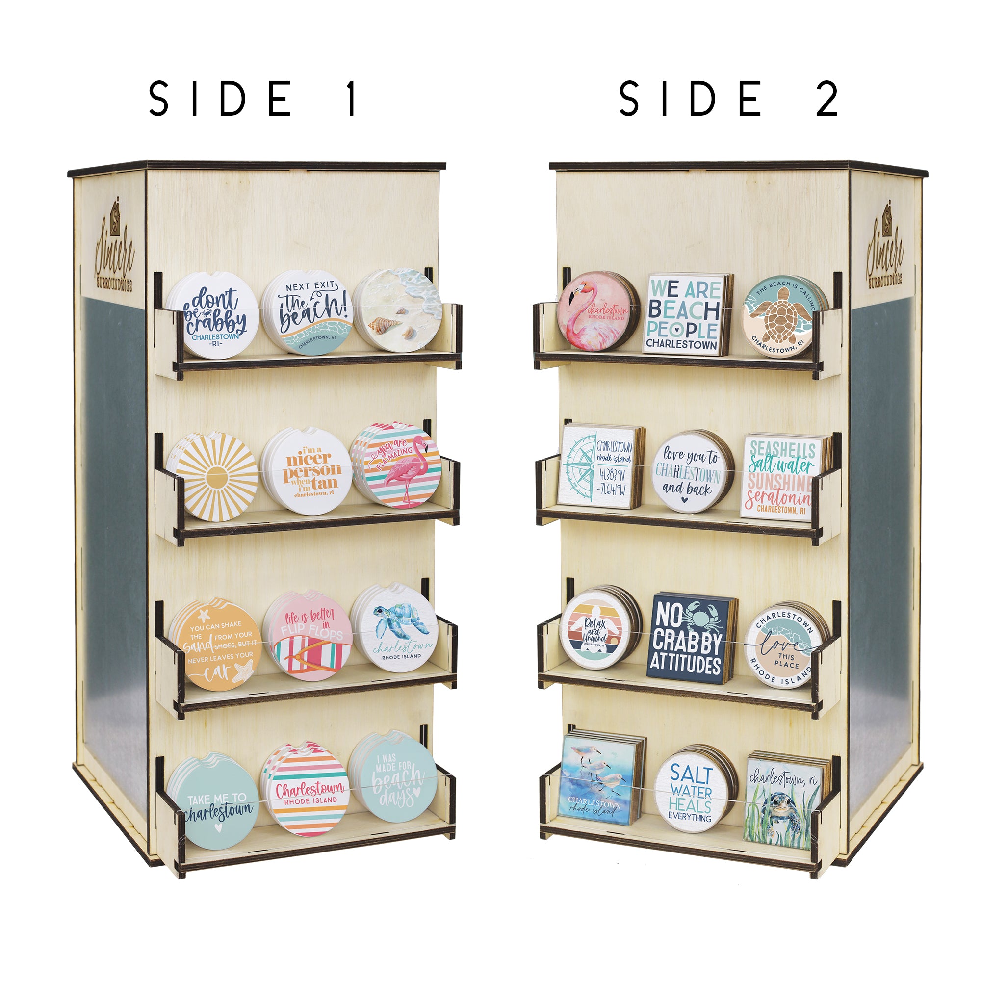 Shoreside Rotating Car Coaster + Magnet Display Bundle 2026 LOC