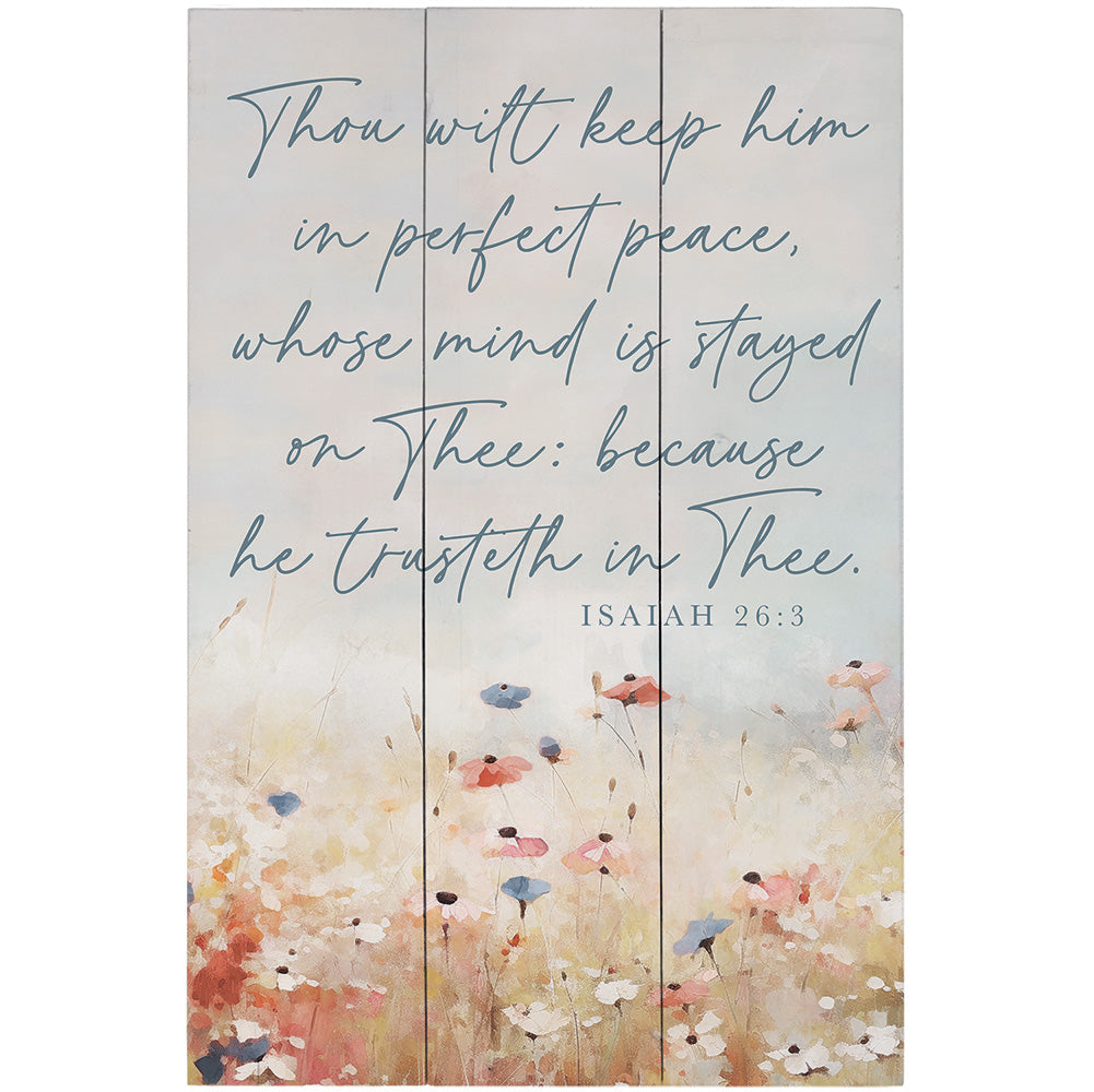 Isaiah 26:3 Flowers