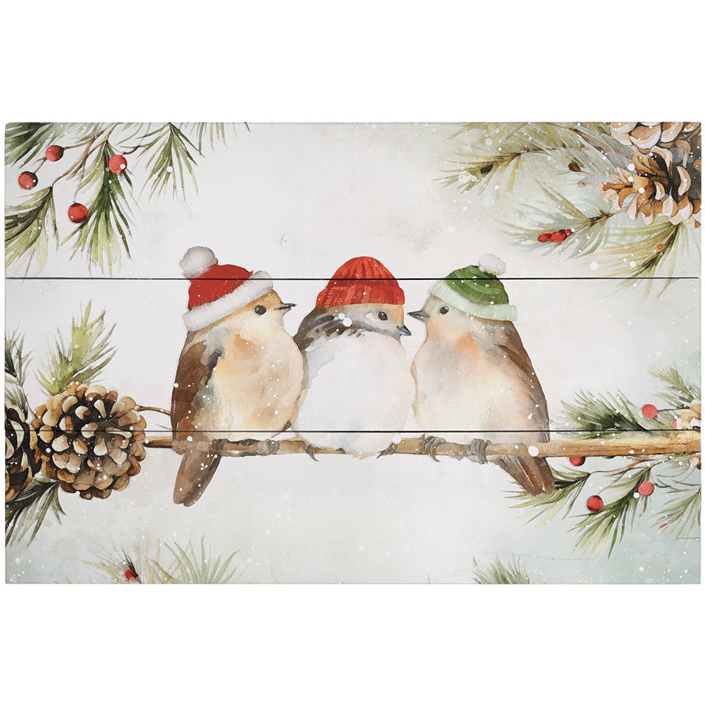 Christmas Birds Art