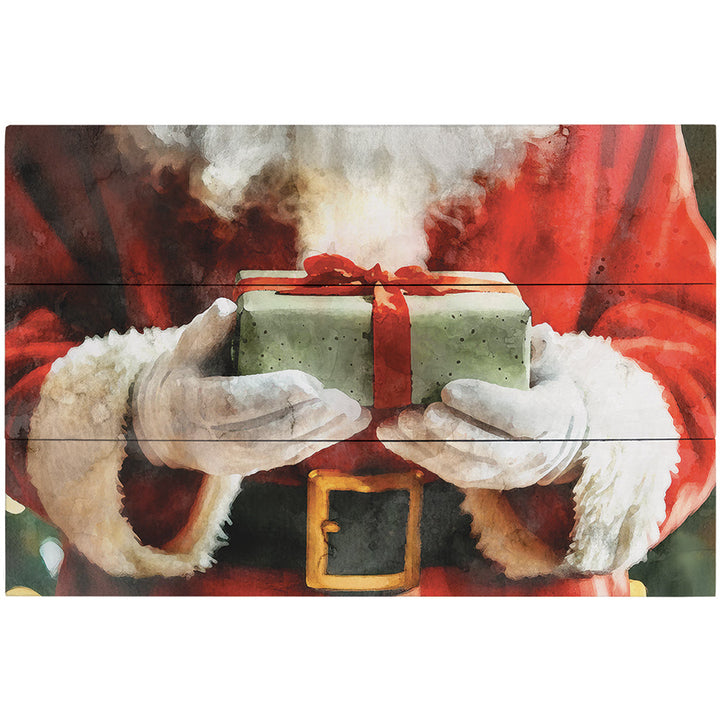 Santa Present Art
