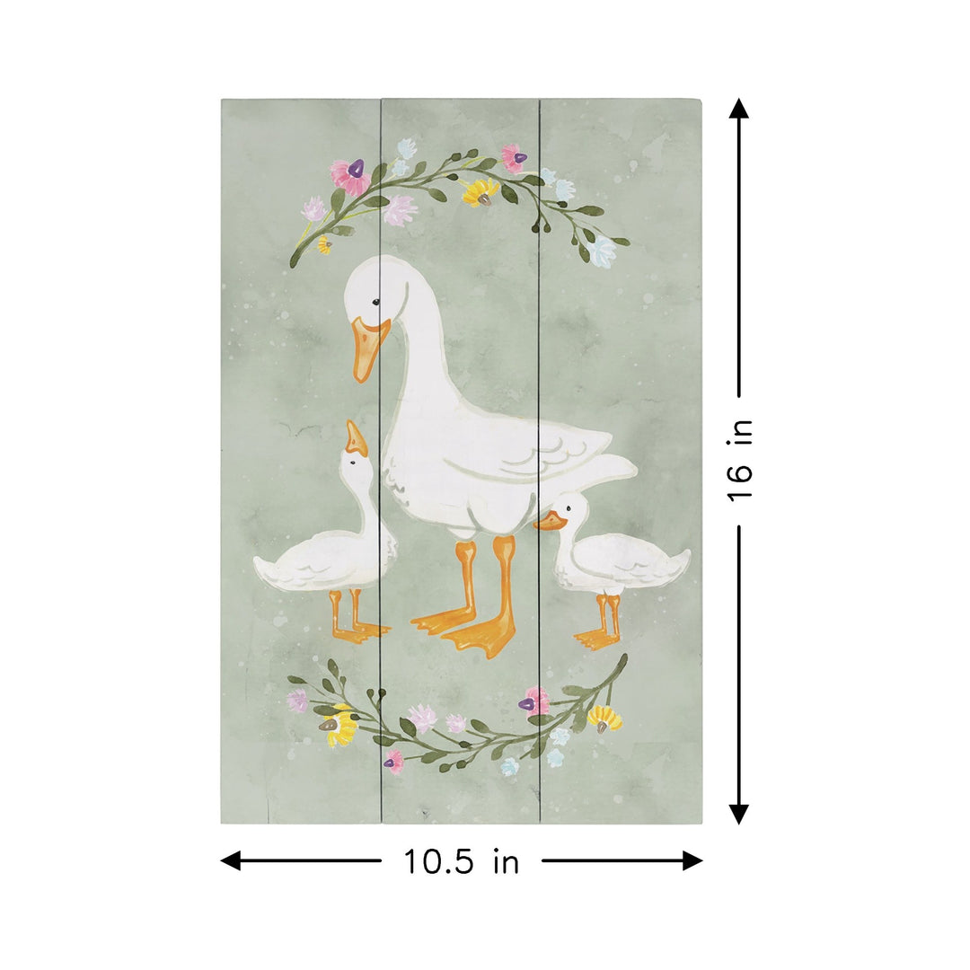 Mama Geese Babies Art
