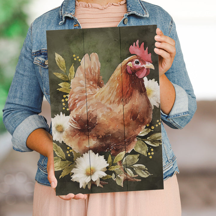 Floral Chicken