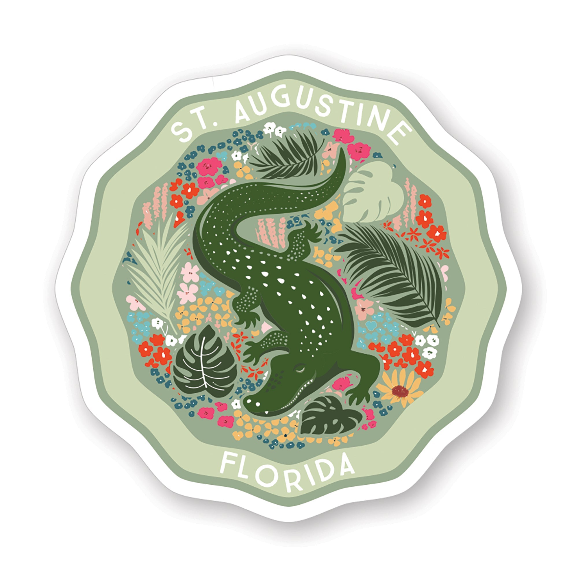 Floral Alligator LOC