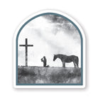 B&W Christian Cowboy