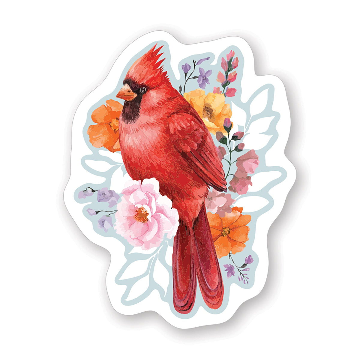 Floral Cardinal Art