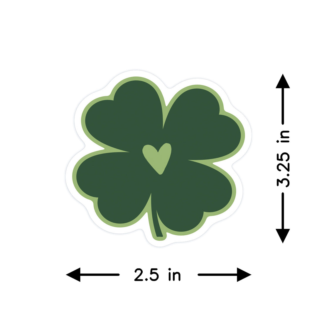 Four Leaf Clover Heart