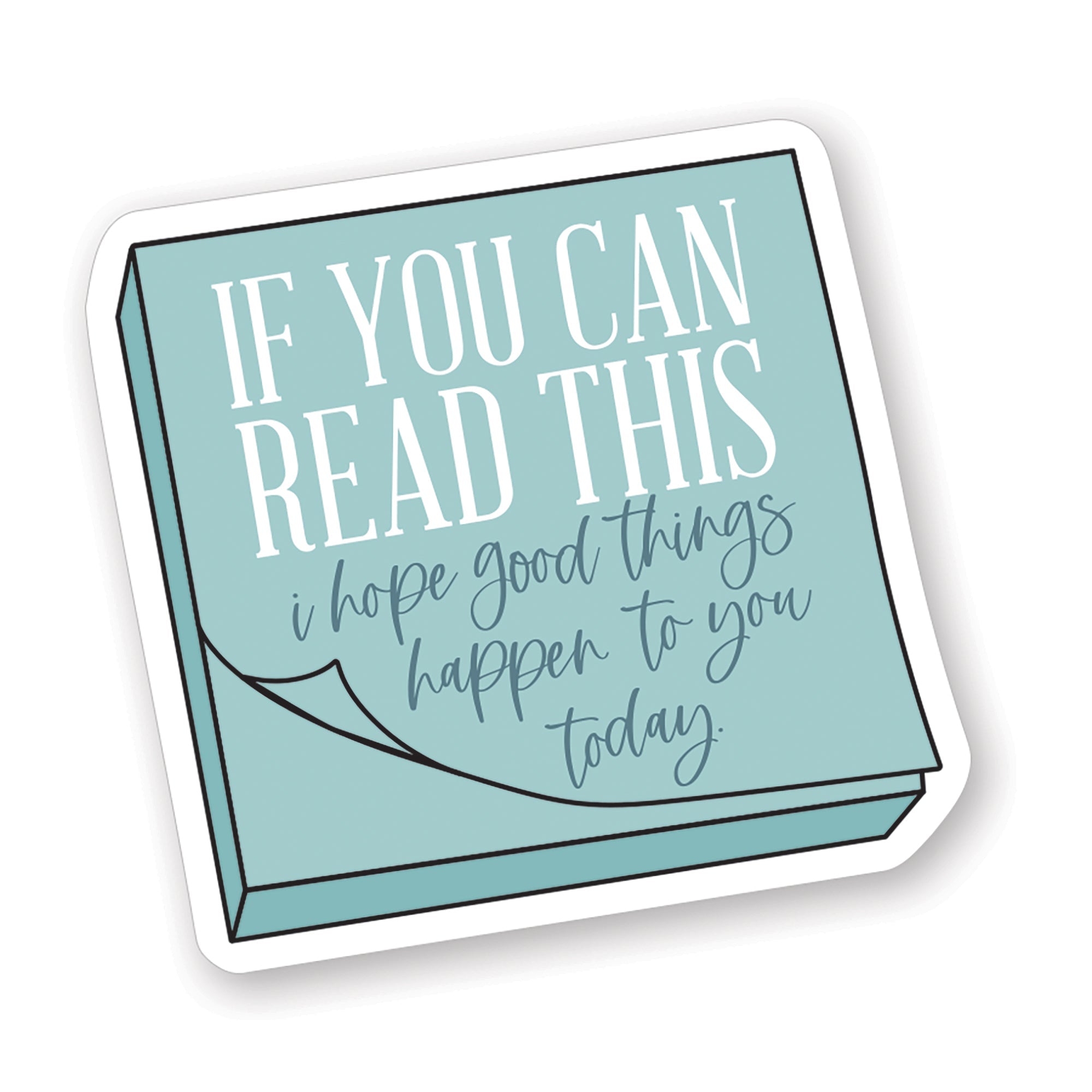 If You Can Read Note