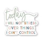 Today Not Stress