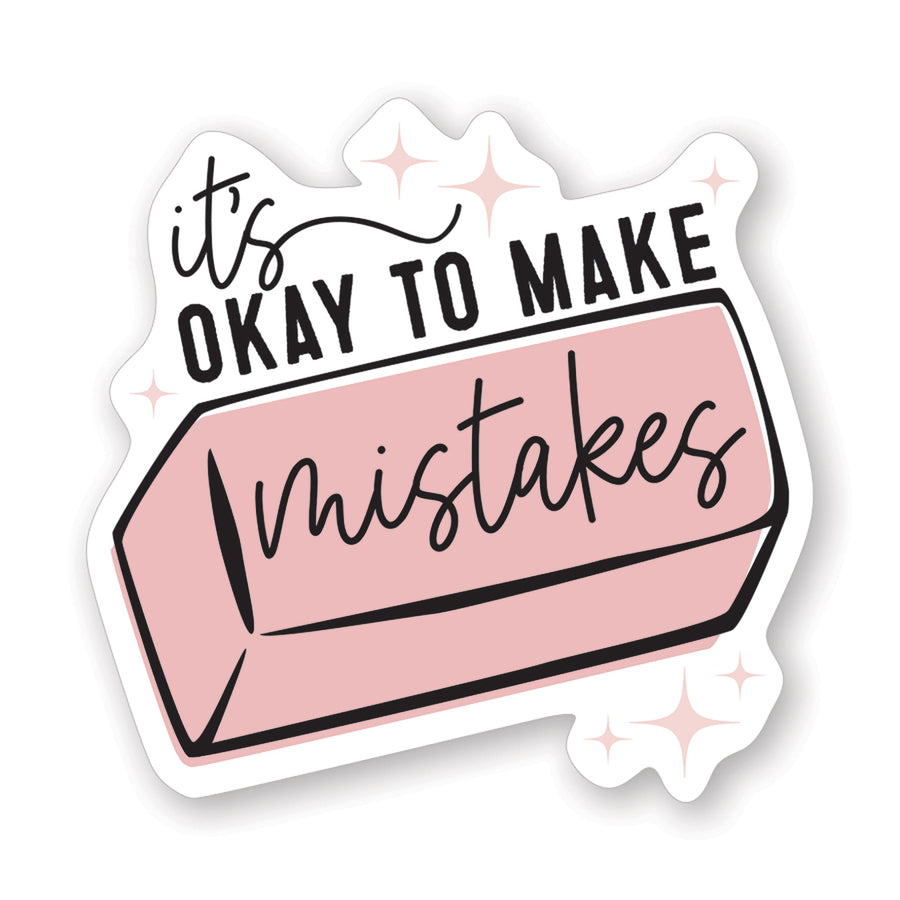 Ethic Mistakes Sticker Make Mistakes Eraser
