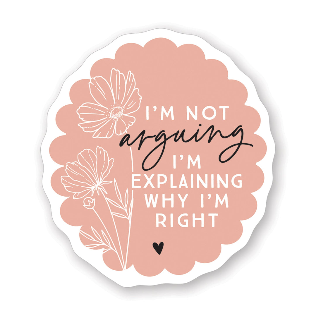 Not Arguing Explaining