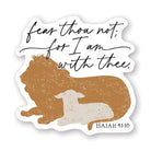 Fear Thou Not Lion Lamb